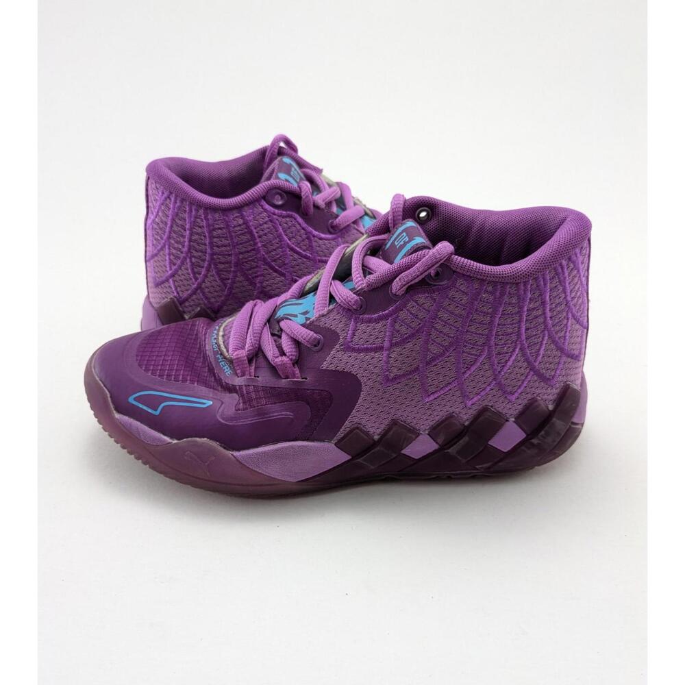 Womens PUMA LaMelo Ball MB.01 Purple Basketball Shoes 377237-10 Size 6.5‎